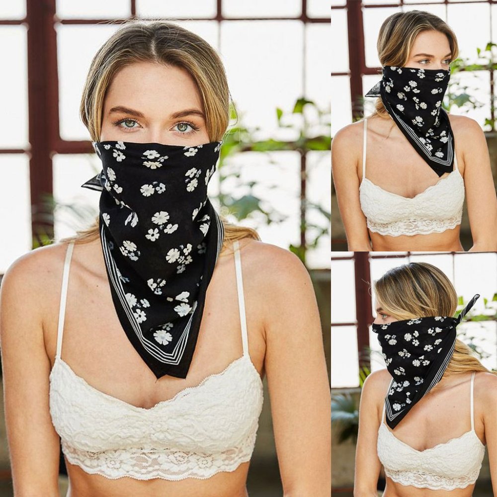 Dainty Floral Lightweight Bandana